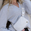 Cream Madison Belt Bag