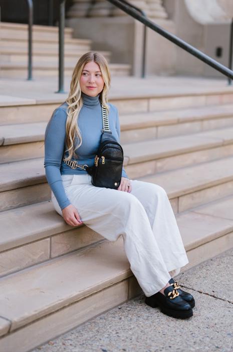 Page Crossbody Sling with 3 Bag Strap Bundle