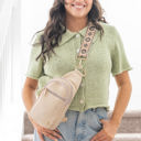 Cream Page Sling Crossbody