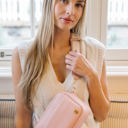 Blush Pink Willow Convertible Crossbody