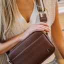 Coffee Willow Convertible Crossbody