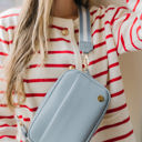 Powder Blue Willow Convertible Crossbody