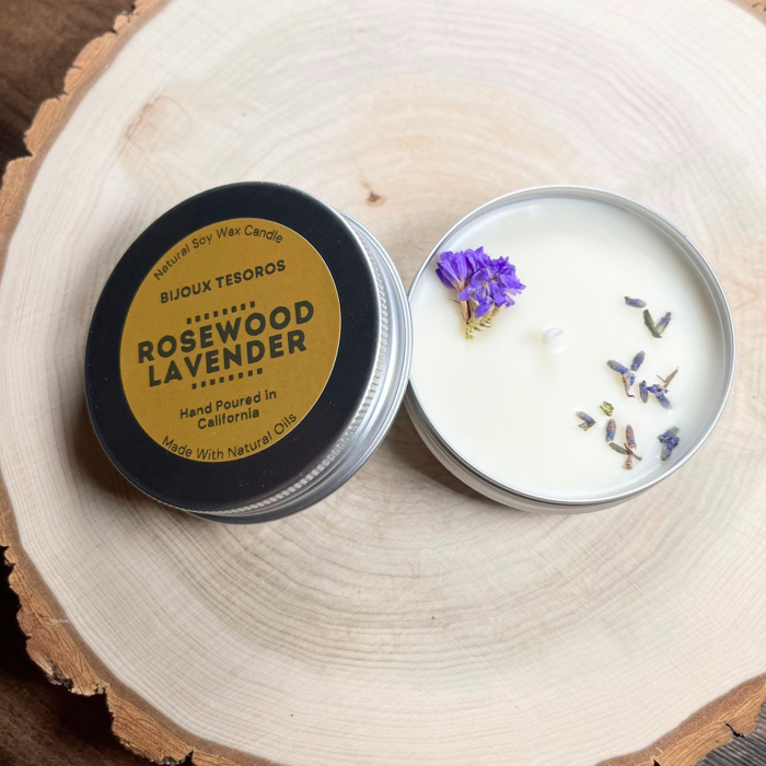 Rosewood Lavender Soy Candle