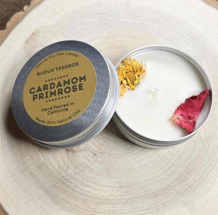 Cardamom Primrose Soy Candle