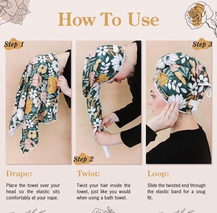 Microfiber Hair Towel