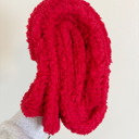 Red Heatless Curler | medium-long lengths