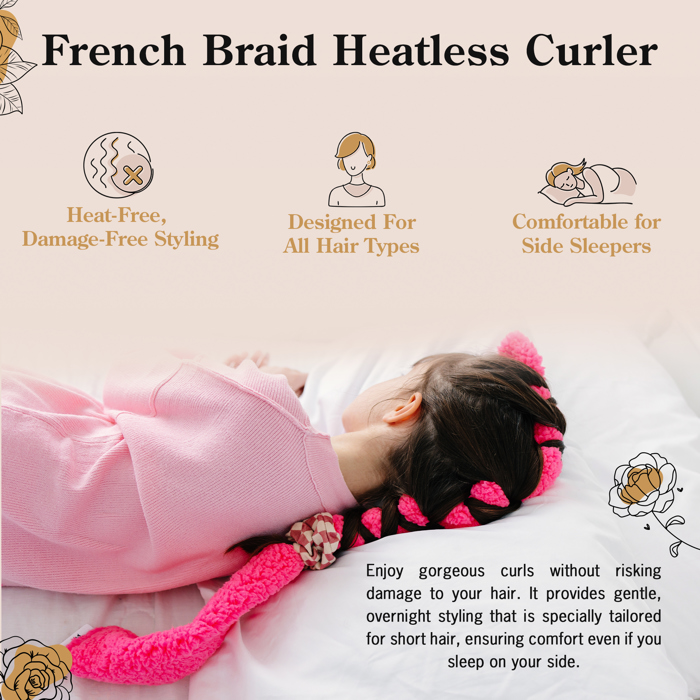 Unicorn | French Braid Heatless Curler