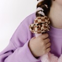  Checkered Scrunchie