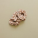Brown Checkered Scrunchie