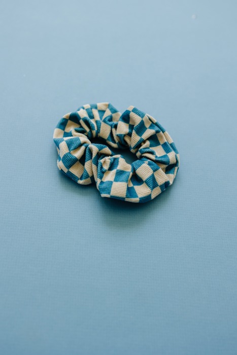 Checkered Scrunchie