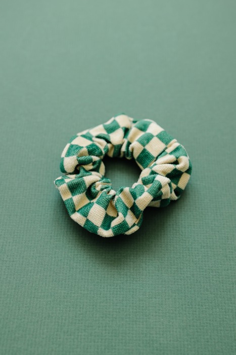 Checkered Scrunchie