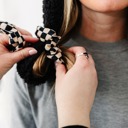  Checkered Scrunchie