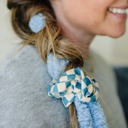 Blue Unicorn | French Braid Heatless Curler