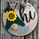  Gnome Door Hanger Sign 