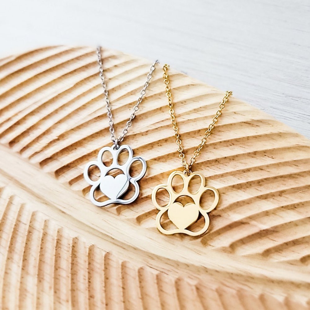 Paw Necklace - Personalized