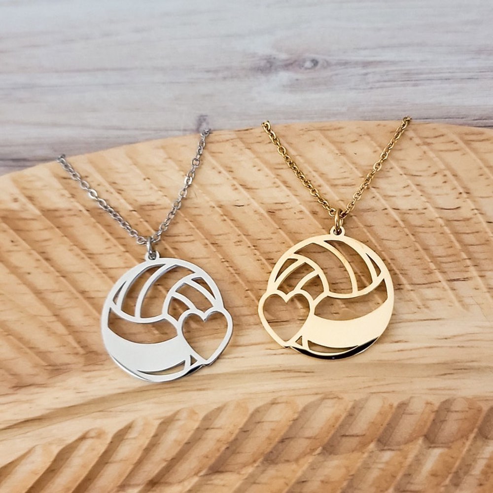 Volleyball Necklace Personalized