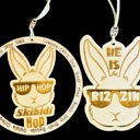 He is Rizzen Easter Tag Abstract Slang Easter Tag 4 Teens | Bunny tags with Slang Humor | Skibidi Hop | He is Rizzin | Perfect for teens | 2 Designs choose from-Easter Gift tags - ready to gift - Easter fun