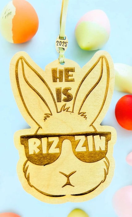 Slang Easter Tag 4 Teens | Bunny tags with Slang Humor | Skibidi Hop | He is Rizzin | Perfect for teens | 2 Designs choose from-Easter Gift tags - ready to gift - Easter fun