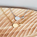 Gold Gold Tennis Necklace - Personalized - Choose gold or silver - Makes a great gift for anyone who loves tennis