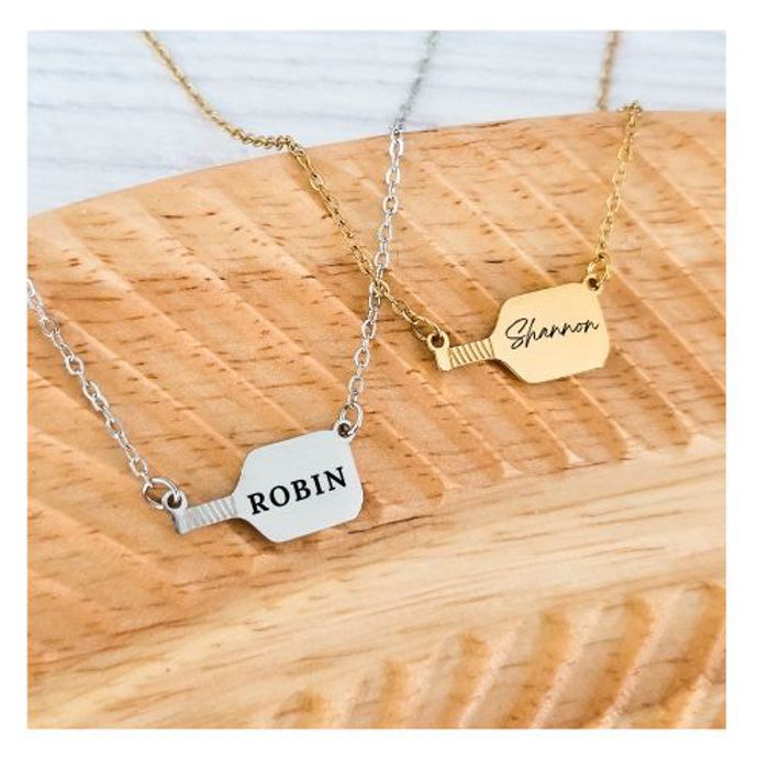 Pickleball Personalized Necklace - Perfect for gift 
