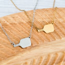 Silver Silver Pickleball Personalized Necklace - Perfect for gift 