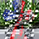  4th of July Decor - Freedom Cross - Perfect for home, office, front door or gift - Wooden home accent