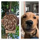  Dog Ornament - Line Art - Choose your dog from the list & style! Personalized with name too! 