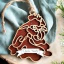  Barn animal Ornament, charm or Easter Basket Tag - Personalization is available. Great for gifts or any farm anmal lover.