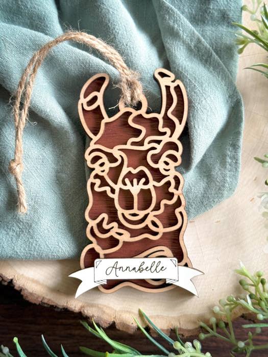 Barn animal Ornament, charm or Easter Basket Tag - Personalization is available. Great for gifts or any farm anmal lover.