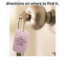  Emergency Custom Pet ID Tag – Dog Tag with keychain - Personalized 2-Sided Aluminum Tag – Pets Home Alone – Multiple Color Options