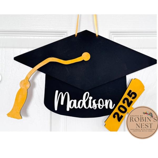 Custom Graduation Tassel Photo&text Charm With Angel Wing,memorial Graduation Gift For Her,2025 Graduation Memorial Tassel For Grad Cap - UK