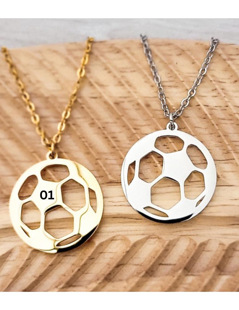 Soccer Necklace Personalized