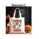  Trick or Treat Personalized Canvas Bags - Great for Halloween