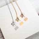 Silver Silver Secret Message Necklace - Unique necklace - personalized with your message - Choose gold or silver