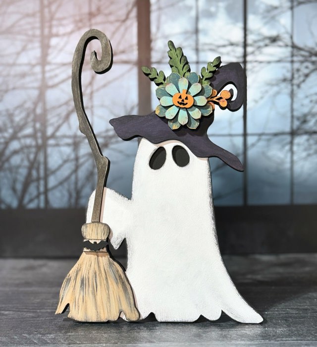Cute Ghost - Halloween Decoration - Makes a fun decoration or gift