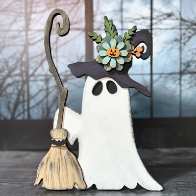 Cute Ghost - Halloween Decoration - Makes a fun decoration or gift