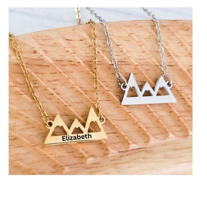 Mountain Necklace - Personalized - Makes a great gift
