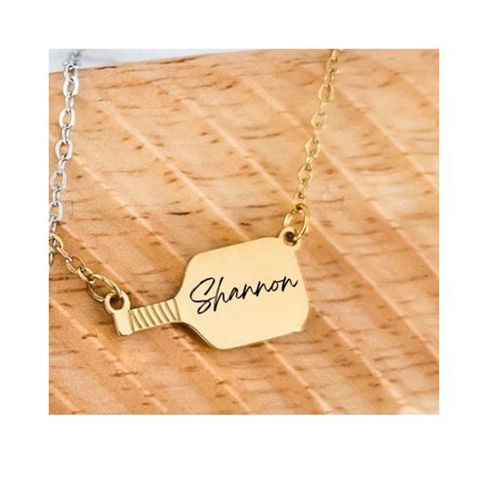Pickleball Personalized Necklace - Perfect for gift 