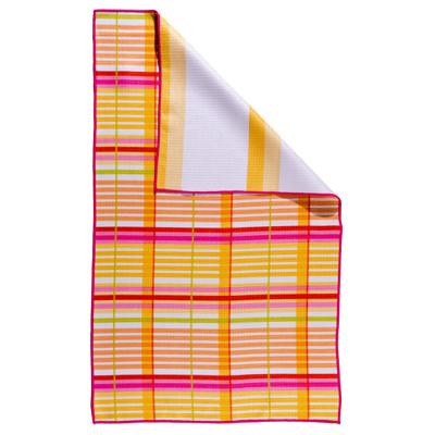 Waffle Knit Dish Towel "Garden Party"