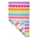  Waffle Knit Dish Towel  "Easter Stripes"