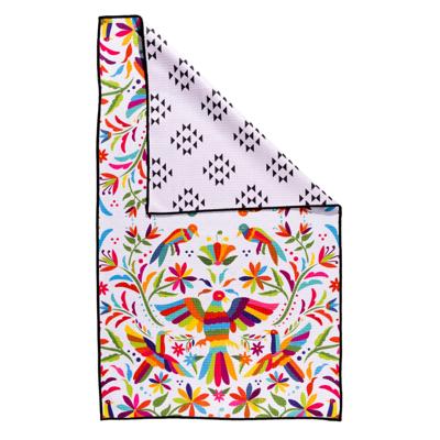 Waffle Knit Dish Towel "Fiesta"