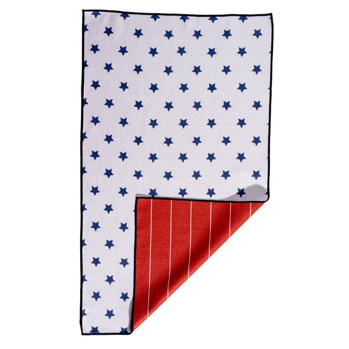 Reversible Waffle Knit Dish Towel "Liberty"