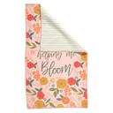  Waffle Knit Dish Towel "Watch Me Bloom"