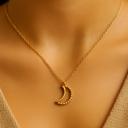  Gold plated Moon Anxiety Necklace 