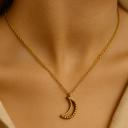  Gold plated Moon Anxiety Necklace 