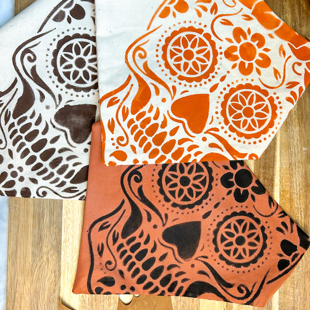 Hand painted Halloween Dog bandana - Dog costume- Spooky Style for Your Furry Friend!