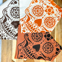  Hand painted Halloween Dog bandana - Dog costume- Spooky Style for Your Furry Friend!