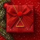  Gold plated Triangle Anxiety Necklace 