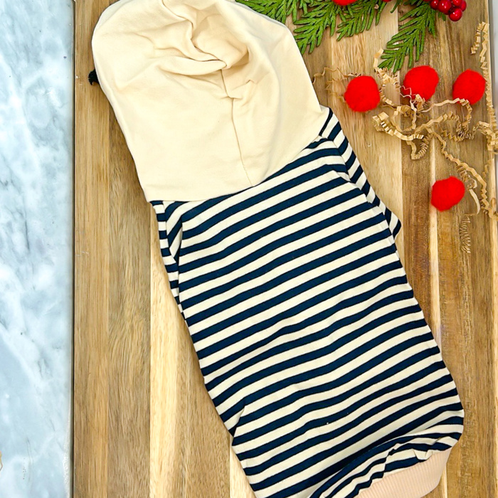 Holiday Dog Hoodie for Small Breeds. Cozy, Cute and Perfect for Gifting