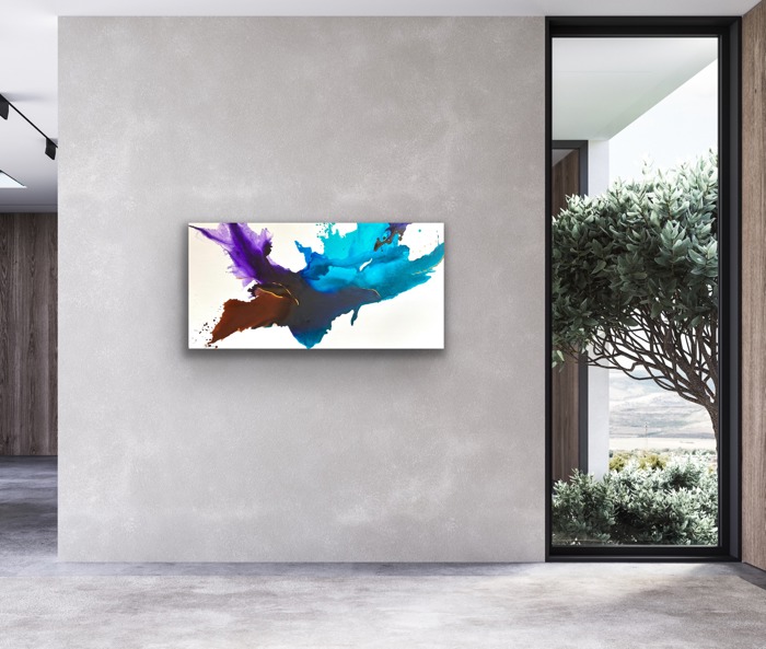 Original Abstract Modern Painting - Free shipping - Home Decor